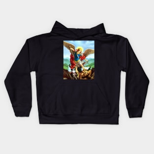 St Michael the Archangel Angel Catholic Saint Kids Hoodie